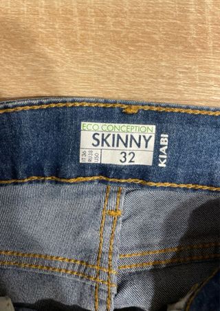 Pantalón vaquero skinny azul