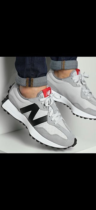 Zapatillas New Balance 327 Gris y Blanco