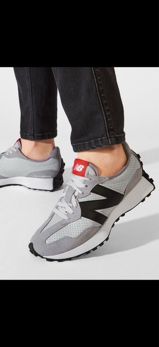 Zapatillas New Balance 327 Gris y Blanco
