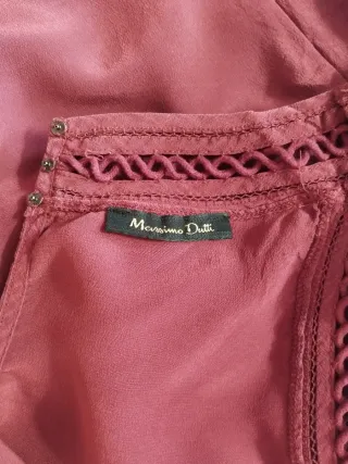 Blusa Massimo Dutti Morada