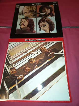 Vinilos The Beatles 1962-1966 y Let It Be