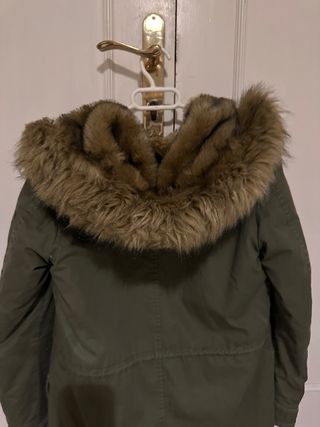 Parka Schott Verde Militar con Capucha