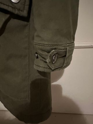 Parka Schott Verde Militar con Capucha