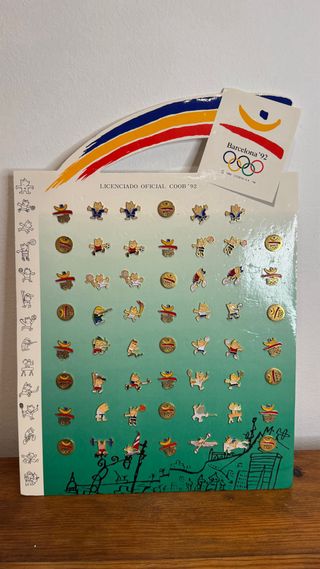 Expositor Pins Cobi Barcelona '92 Original