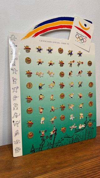 Expositor Pins Cobi Barcelona '92 Original