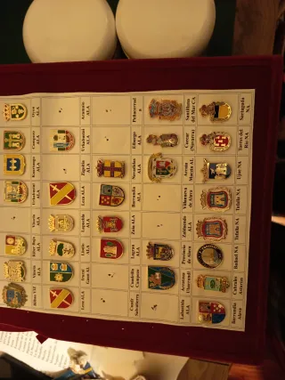 Lote de pins heráldicos