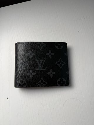 Cartera Louis Vuitton Negra Monograma con Caja