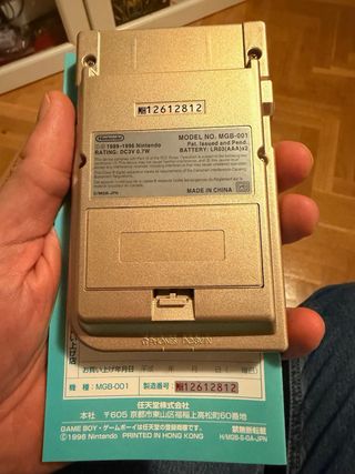 Nintendo Game Boy Pocket Gold