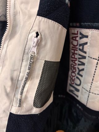 Cazadora Geographical Norway Blanca