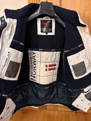 Cazadora Geographical Norway Blanca