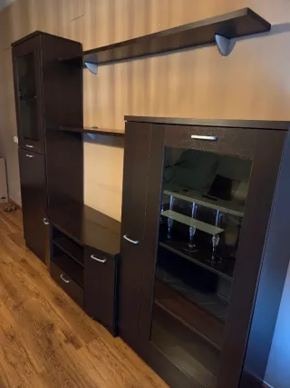 Muebles salón con mesa centro extraíble