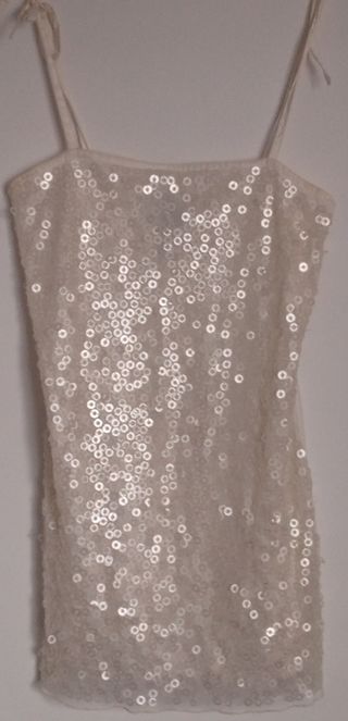 Vestido lentejuelas negro nuevo