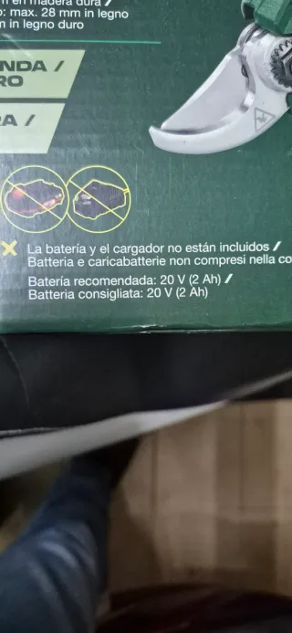 Tijeras de podar Parkside 20V