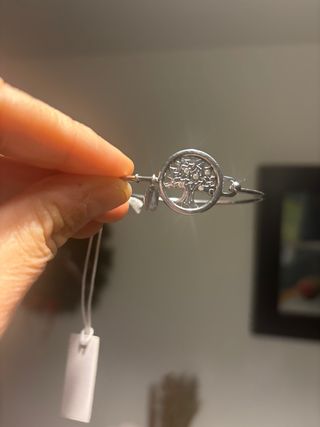 Pulsera Lotus Árbol de la Vida Plata