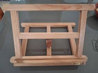 Atril de lectura de madera