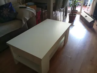 Mesa baja salón madera