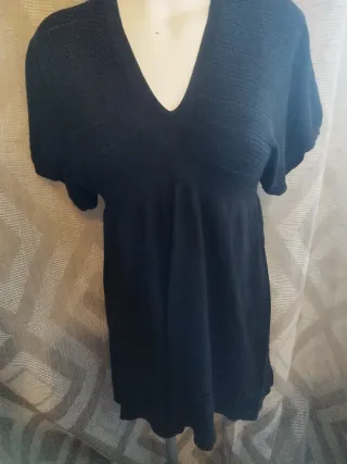 Jersey largo de manga corta