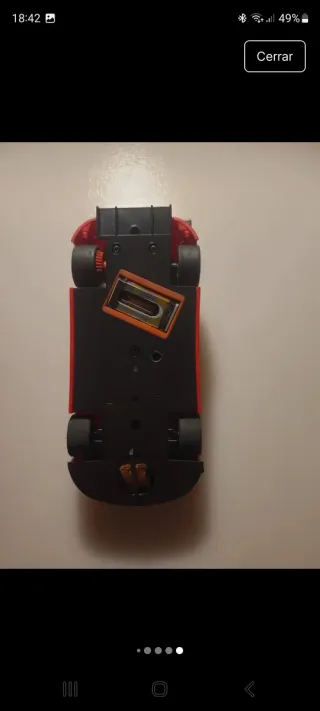 Coche Scalextric Mercedes AMG GT3 Rojo