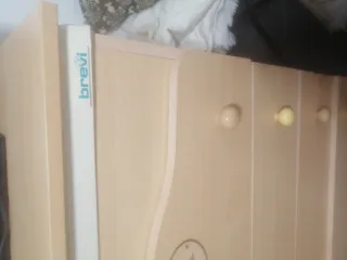 Cambiador bañera madera Brevi con cuatro cajones