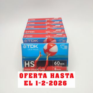 Cintas 8mm TDK precintadas
