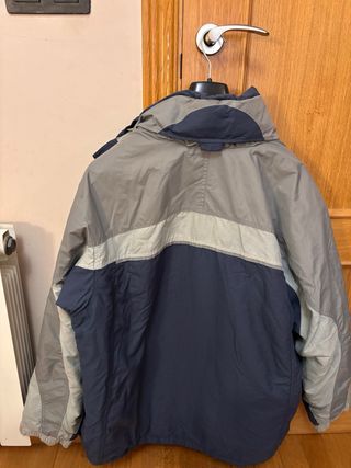 Cazadora Columbia Hombre Azul y Gris