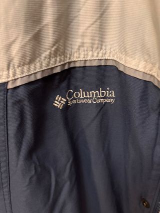 Cazadora Columbia Hombre Azul y Gris