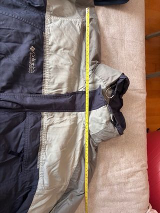 Cazadora Columbia Hombre Azul y Gris