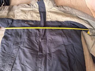 Cazadora Columbia Hombre Azul y Gris