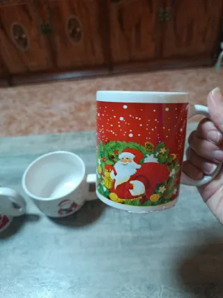 Tazas de Navidad con Papá Noel