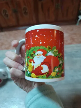Tazas de Navidad con Papá Noel