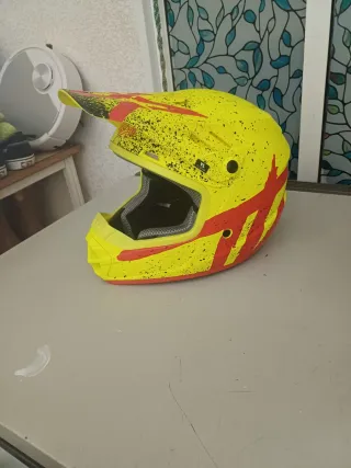 Casco Motocross Niño Amarillo