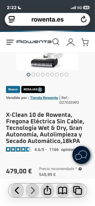 A ESTRENAR.  Rowenta X-Clean 10.