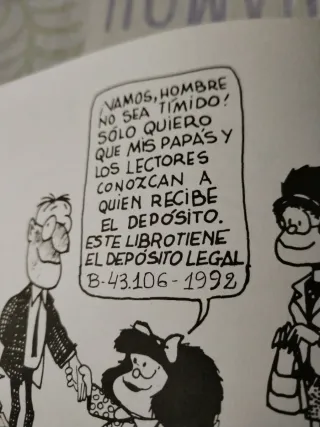 Mafalda 2 tebeo editorial Lumen 1992