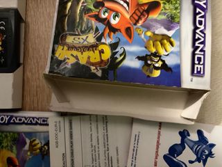 Lote 2 juegos GBA Crash Bandicoot