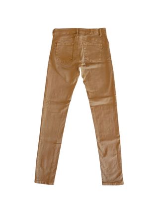 Pantaloni donna beige elasticizzati