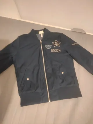 Chaqueta Bomber Adidas Azul Talla XS