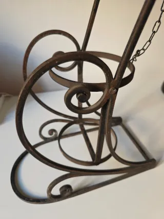 Portabottiglie in ferro battuto