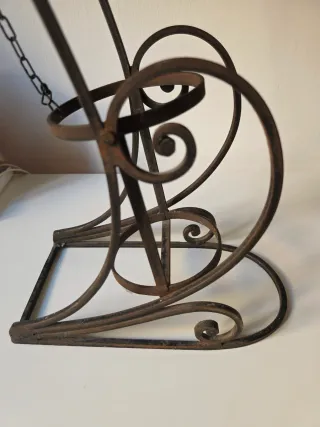 Portabottiglie in ferro battuto