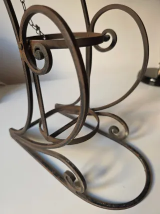 Portabottiglie in ferro battuto