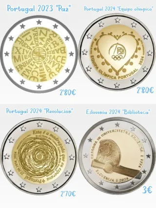 Lote 19 monedas conmemorativas 2€