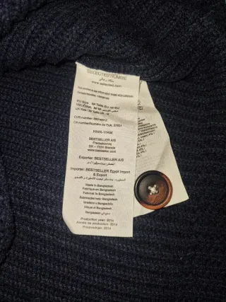 Selected Homme Cardigan Blu Scuro Taglia M