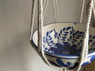 Colgante macramé para macetas