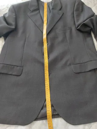 Traje caballero gris marengo 3 piezas