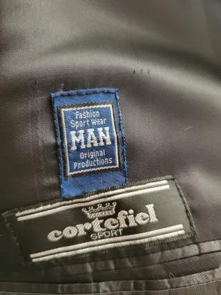 Traje caballero gris marengo 3 piezas