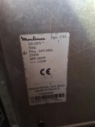 Microondas Moulinex con grill