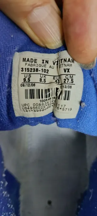 Zapatillas Nike Air Blancas y Azules