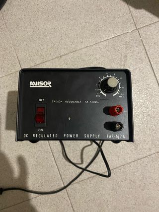 Fuente Alimentación Regulada AVISOR 1.2-13.8V