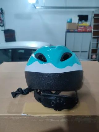 Casco Bici Infantil Azul Dibujos Animales