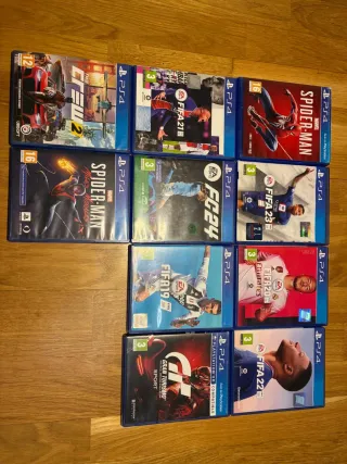 Lote Videojuegos PS4: FIFA,  The Crew 2