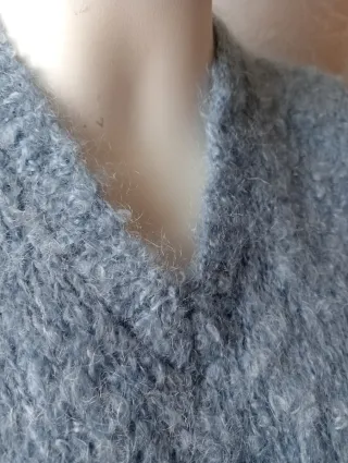 Smanicato lana bouclé Vintage